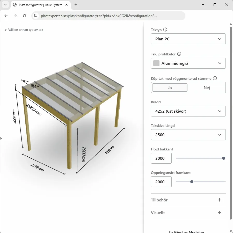 Frame dimensions are calculated automatically