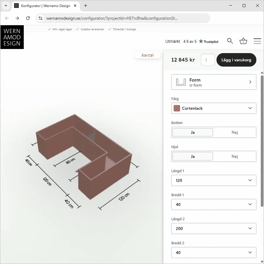 Plant Box configured modularly